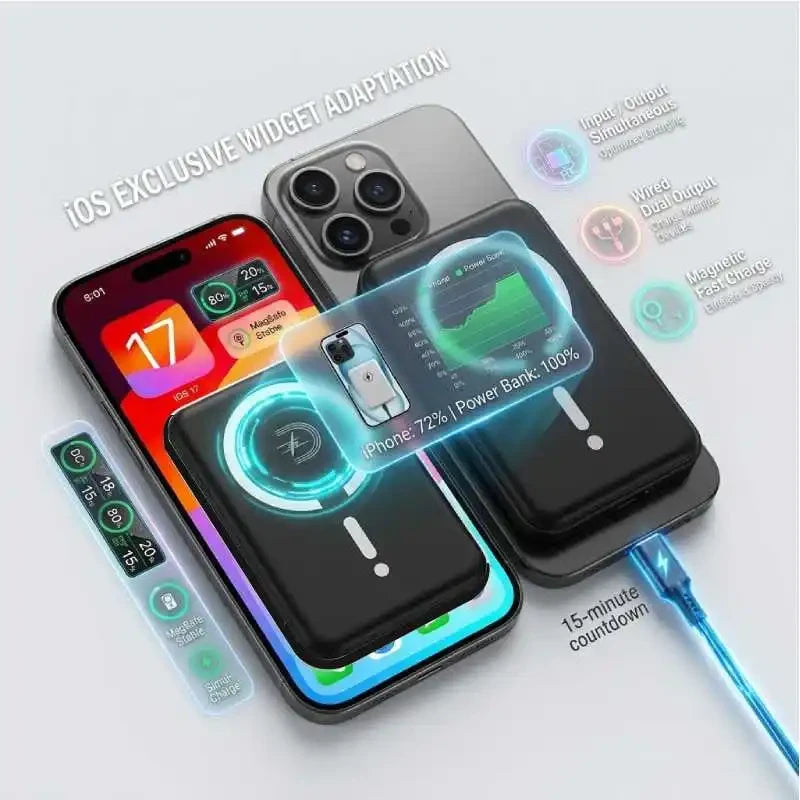 10000mAh Magnetic Wireless Power Bank
