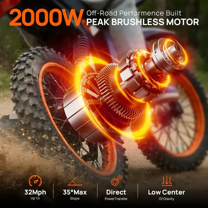 E5 2000W Electric Dirt Bike