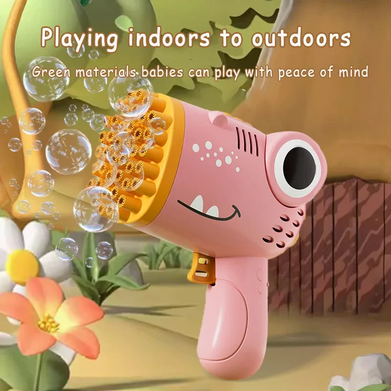 Dinosaur Bubble Machine 40 Hole